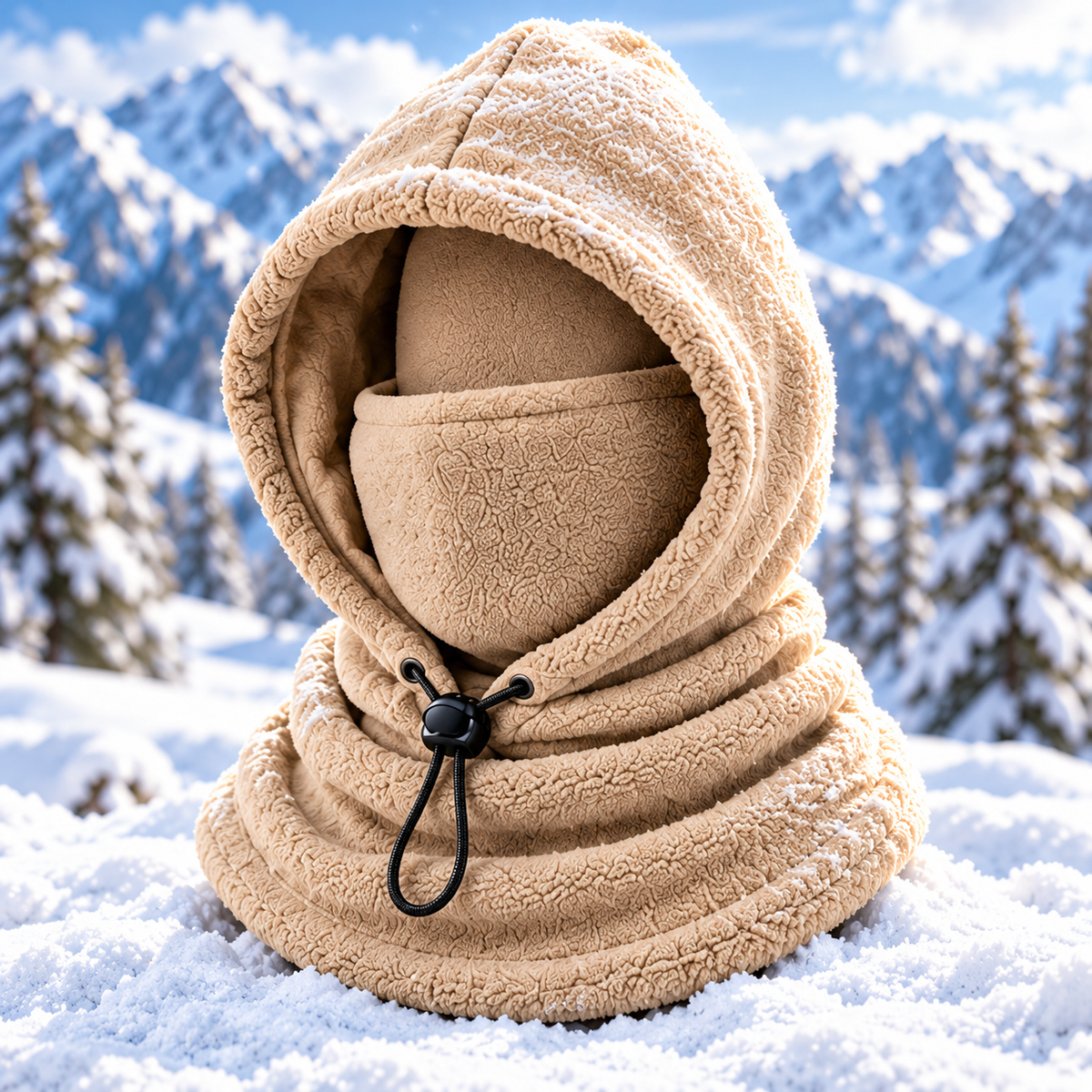 ❄️ 3-in-1 Thermal Fleece Balaclava Hood