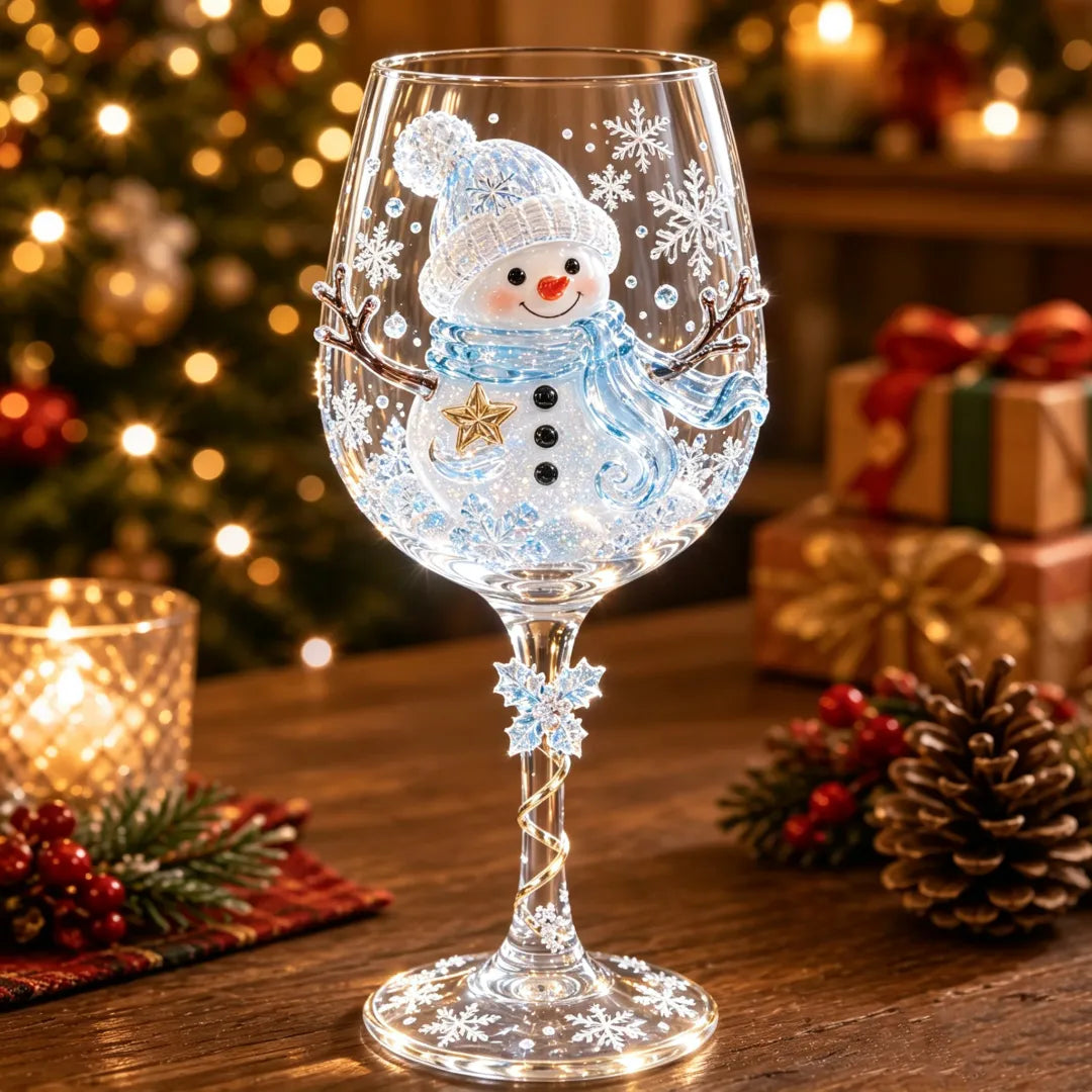 💥 Last Day 60% OFF – 🔥🎁Christmas Wine Glass Collection Gift Box Set✨