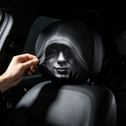 😆 Funny Cartoon Car Headrest Covers