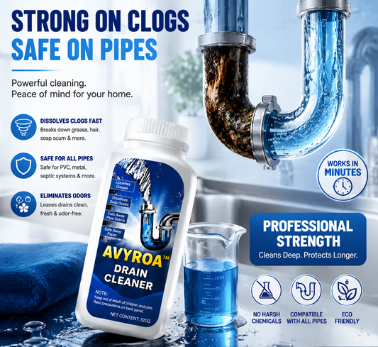 Avyroa™Foaming Drain Cleaner: Dissolves 200+ Clogs & Kills 99% Bacteria