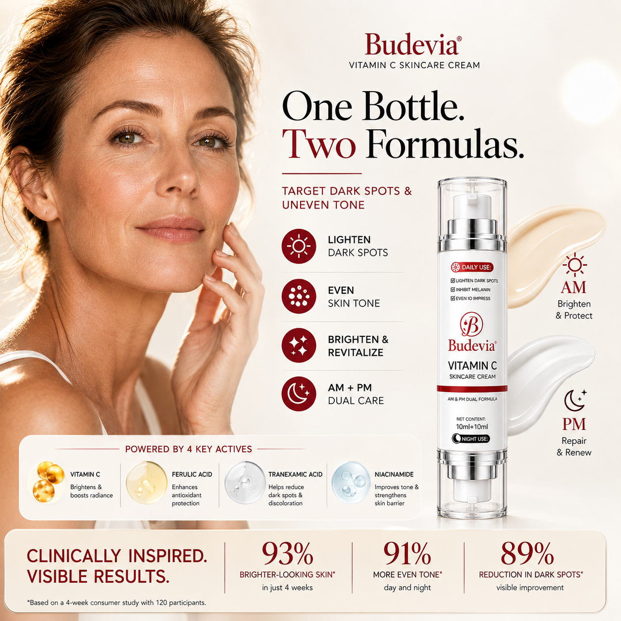 Budevia® Tranexamic Acid & Vitamin C Cream
