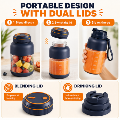 🍹New for 2026 · 50% Off - Multifunctional Portable Wireless Juicer Cup