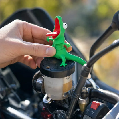 🔥 BLACK FRIDAY EARLY ACCESS — 69% OFF🦎 Screaming Lizard™ Motorcycle Handlebar Buddy 🏍️ Funny Motorcycle Accessory