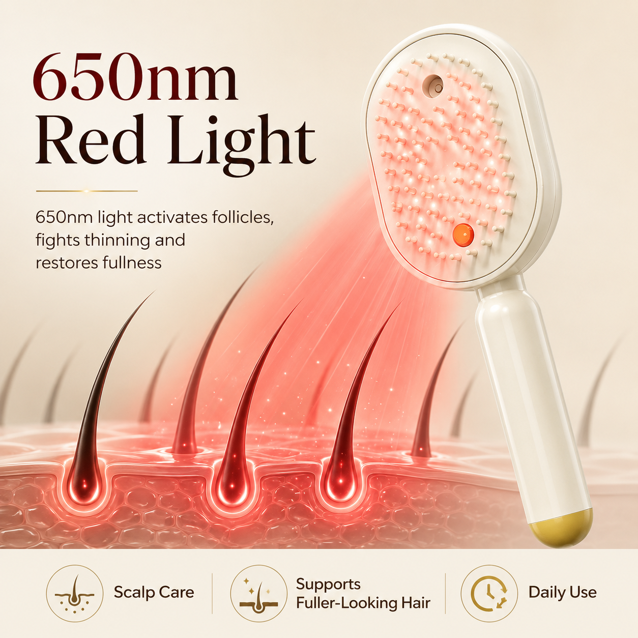 💜 New for 2026 · 60% Off - Moisture Spray Hair Massage Comb