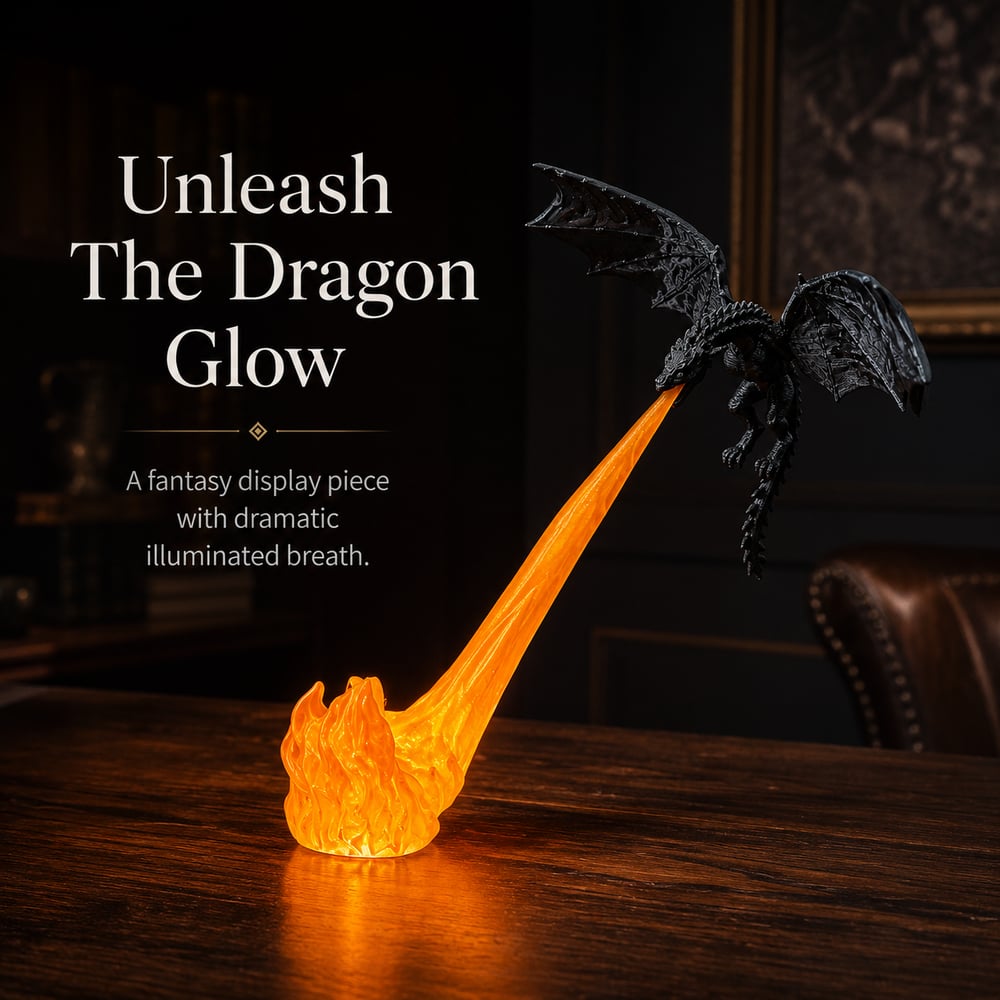 🔥Hot Sale 40% OFF✨Dragon Flame Book Nook