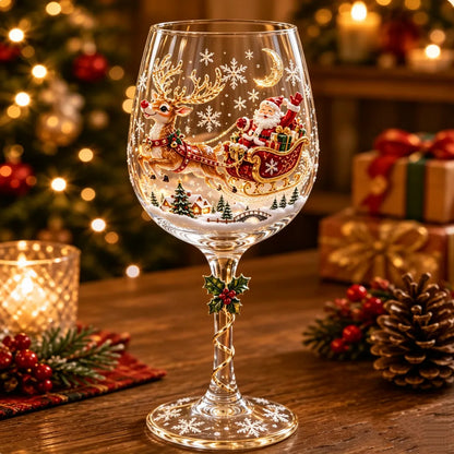 💥 Last Day 60% OFF – 🔥🎁Christmas Wine Glass Collection Gift Box Set✨