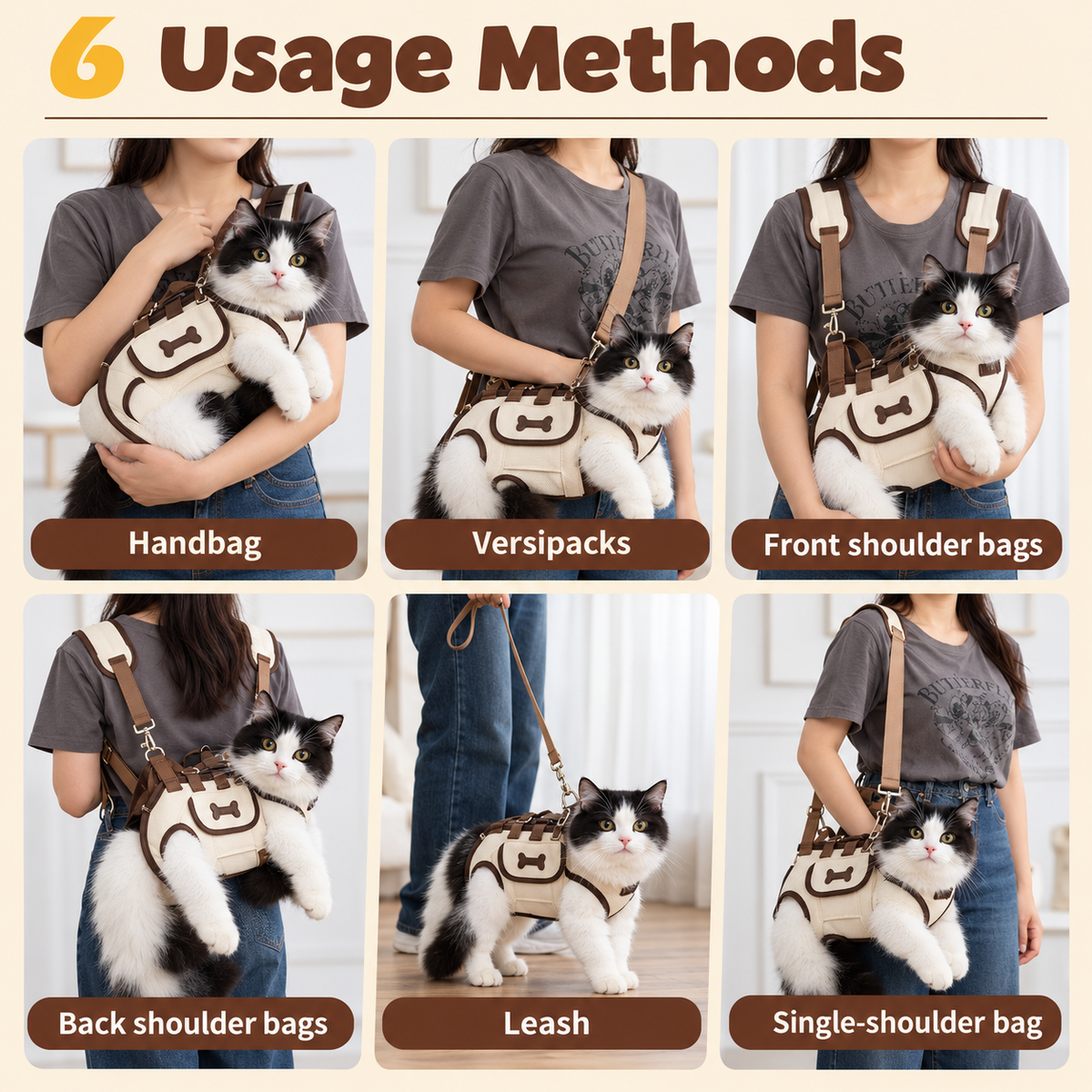 🔥 BLACK FRIDAY EARLY ACCESS — 69% OFF 🐈 Multifunctional Backpack with Strap