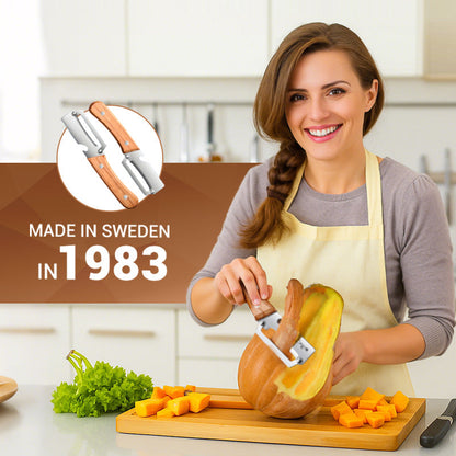 Multifunctional vegetable peeler for the kitchen