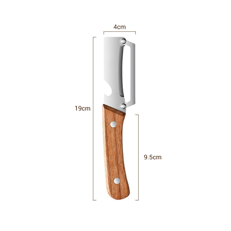Multifunctional vegetable peeler for the kitchen