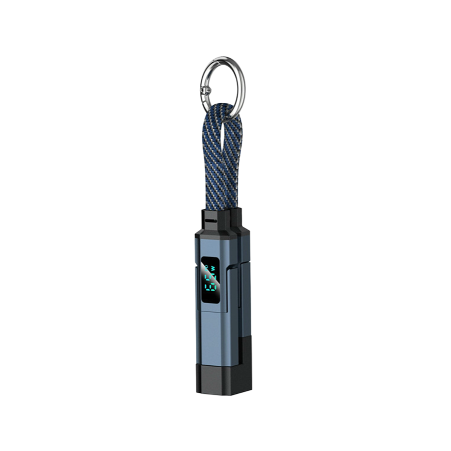 🔥LIMITED-TIME 50% OFF🔥 65W 4-in-1 Digital Display Keychain Charging Cable