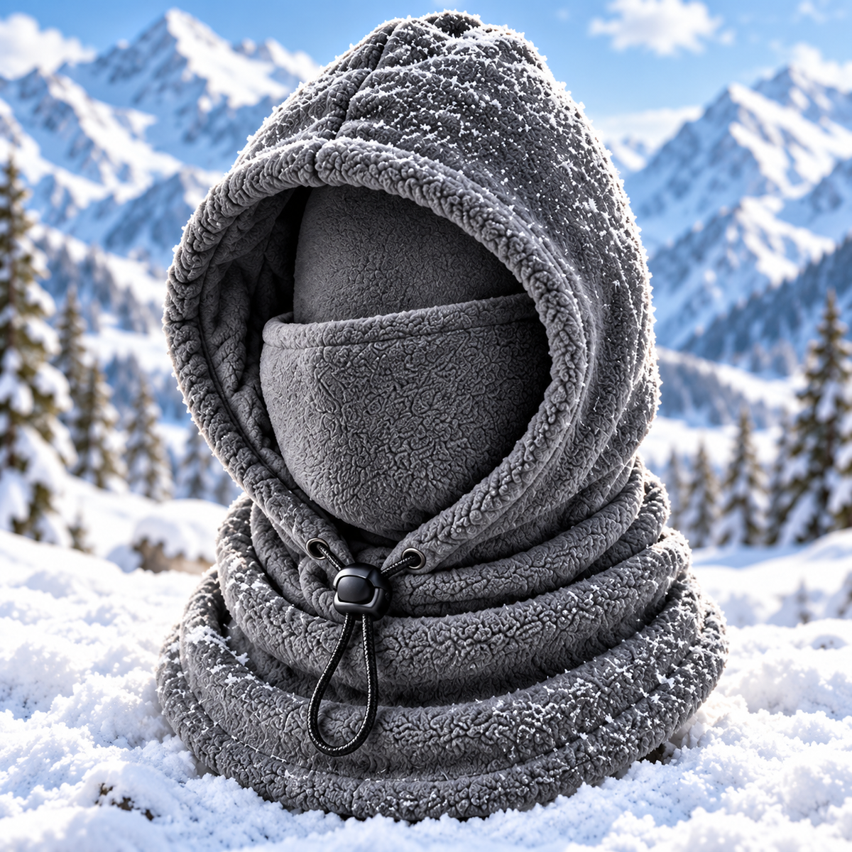 ❄️ 3-in-1 Thermal Fleece Balaclava Hood