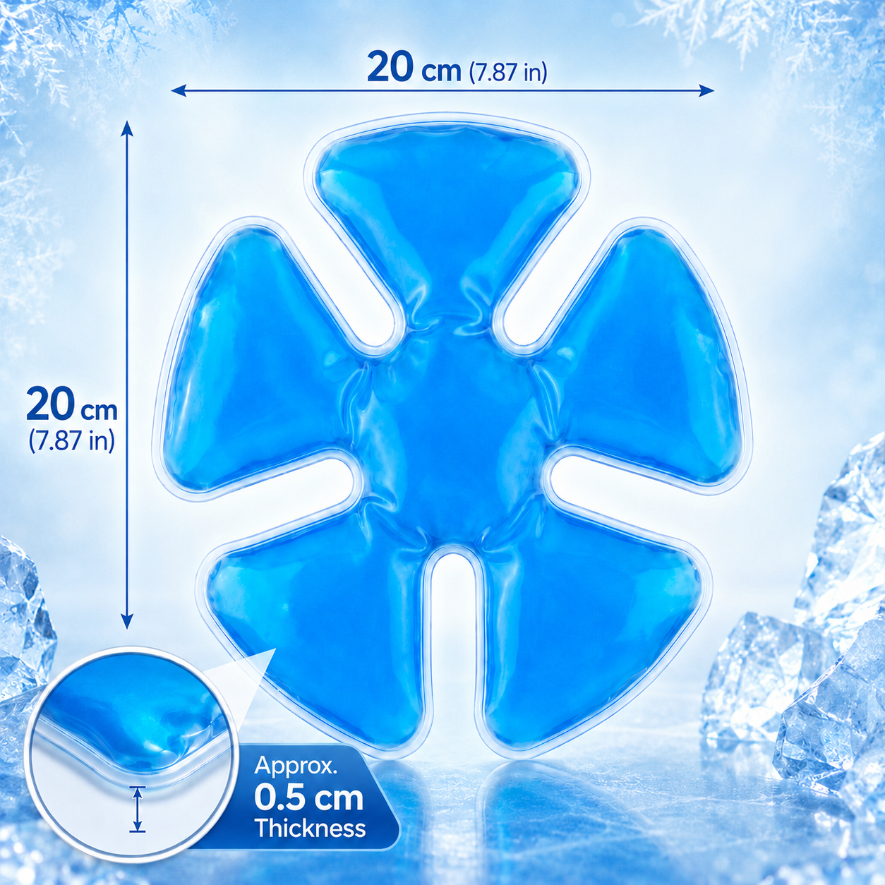 Avyroa® Reusable Cooling Ice Pad for Hats – Instant Relief from Heat, Sweat & Stuffiness