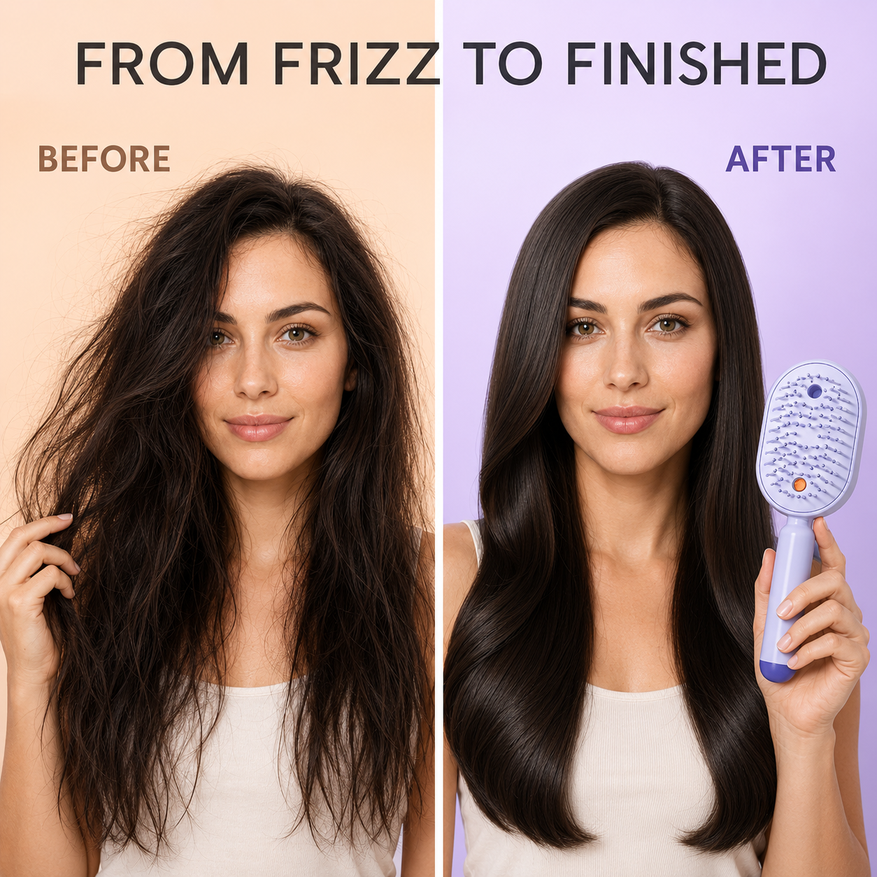 💜 New for 2026 · 60% Off - Moisture Spray Hair Massage Comb