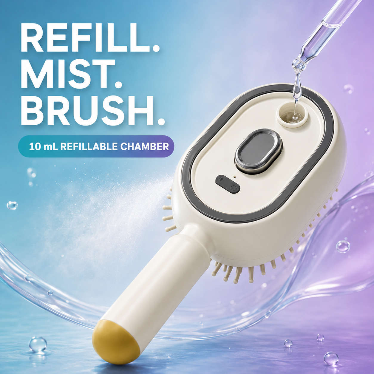 💜 New for 2026 · 60% Off - Moisture Spray Hair Massage Comb
