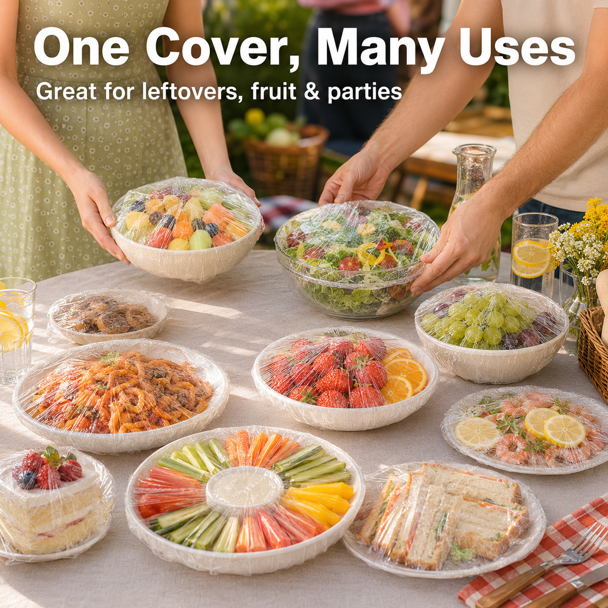 ⏳LAST DAY SALE 60% OFF!!🔥Disposable Stretch Food Covers for Bowls & Plates