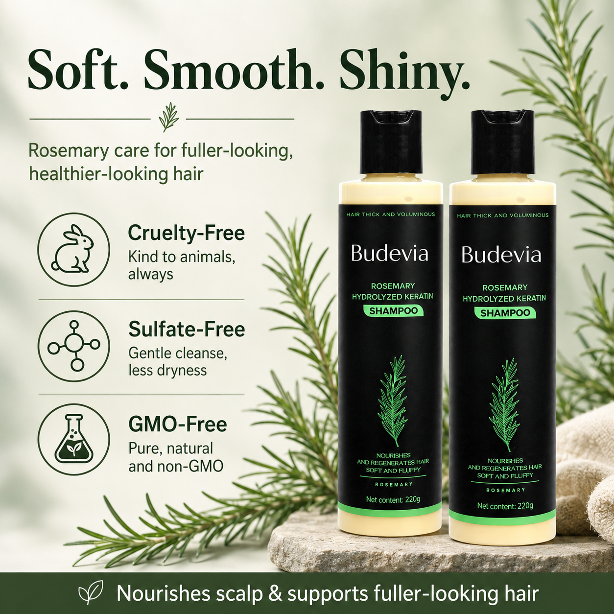 Rosemary Hydrolyzed Keratin Shampoo