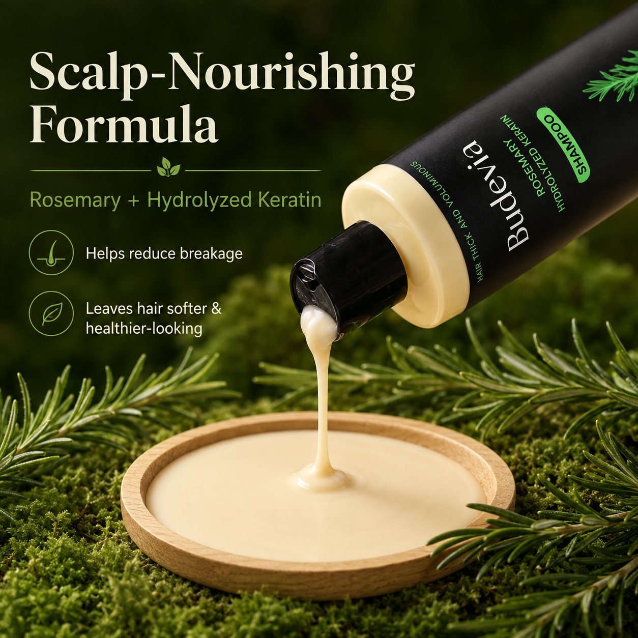 Rosemary Hydrolyzed Keratin Shampoo