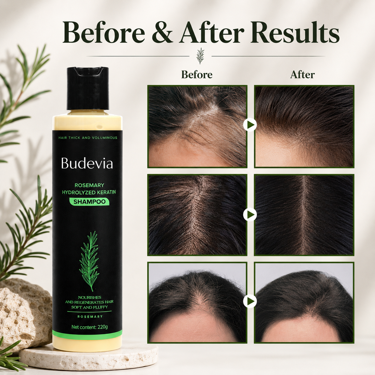 Rosemary Hydrolyzed Keratin Shampoo