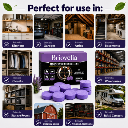 ✅ 10,000+ Happy Customers 🐭 All-Natural Peppermint & Cinnamon Pest & Rodent Repellent Pucks 🕷️🐍