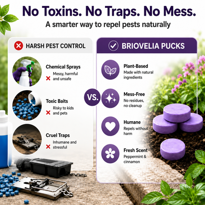 ✅ 10,000+ Happy Customers 🐭 All-Natural Peppermint & Cinnamon Pest & Rodent Repellent Pucks 🕷️🐍