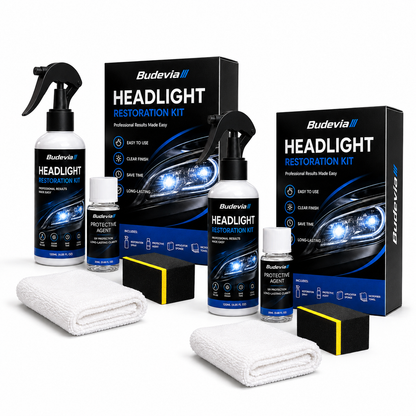 🔥 Last Day 50% OFF🚘Automotive Headlight Restoration Kit for Yellowed & Cloudy Lenses