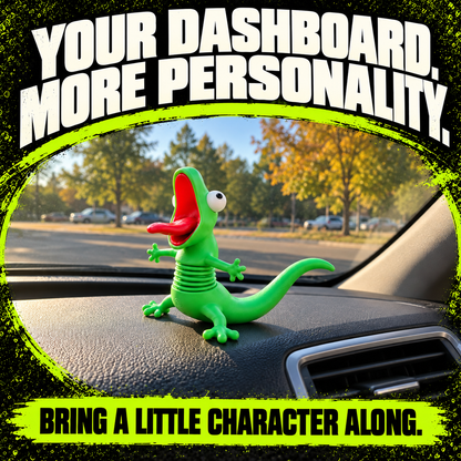 🔥 BLACK FRIDAY EARLY ACCESS — 69% OFF🦎 Screaming Lizard™ Motorcycle Handlebar Buddy 🏍️ Funny Motorcycle Accessory