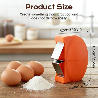 🍳Manual Egg Shell Opener - Fast Egg Shell Remover with Stainless Steel Cutter, No-Mess Kitchen Gadget