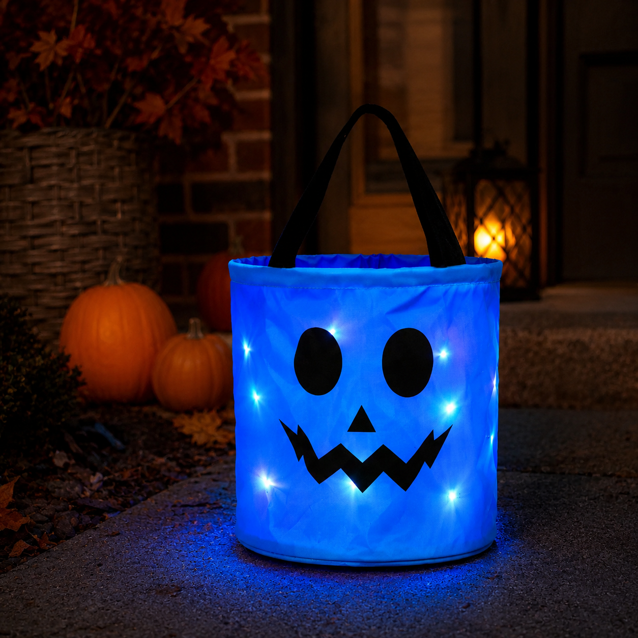 🔥 Last Day 50% OFF — 2026 New LED Glowing Pumpkin Treat Bag 🎃