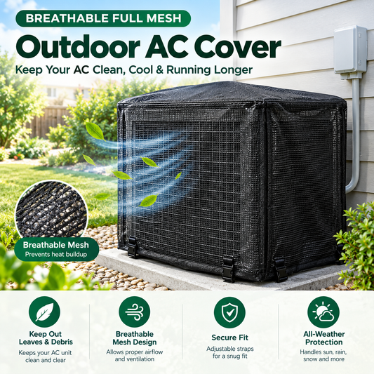 ❄️All-Season Mesh AC Cover