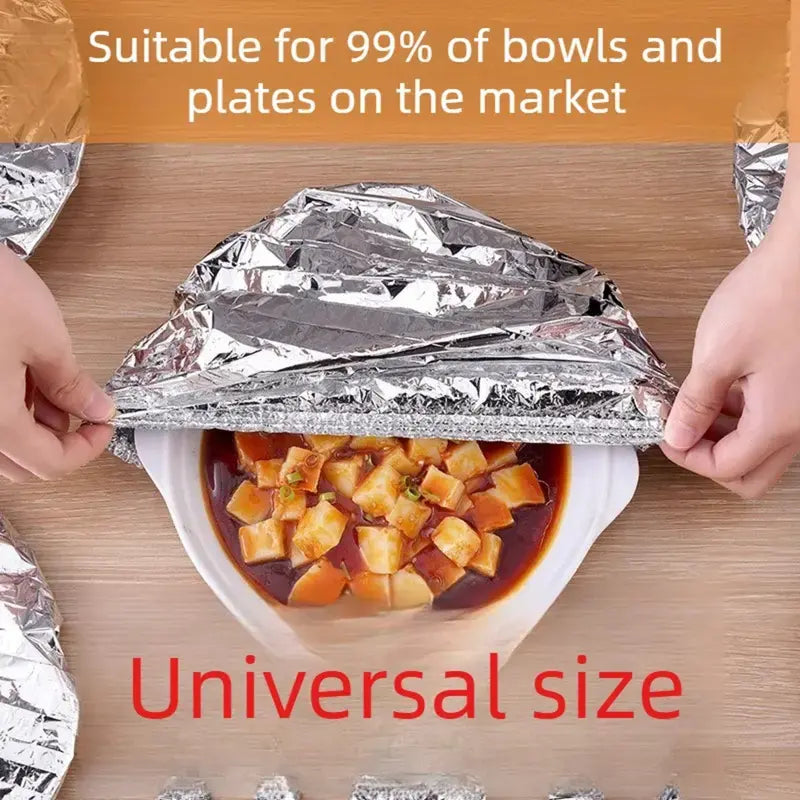 🔥LAST DAY SALE 74% OFF Home dining table & food container aluminum foil heat-retaining cover