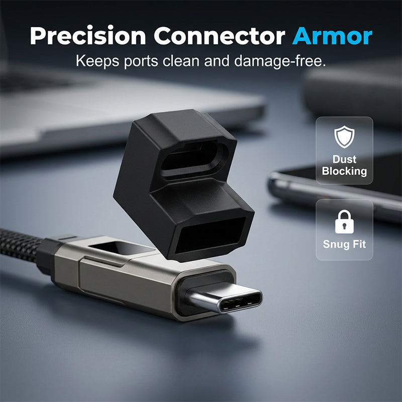 🔥LIMITED-TIME 50% OFF🔥 65W 4-in-1 Digital Display Keychain Charging Cable