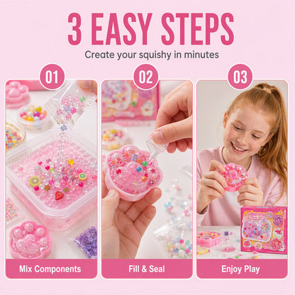 🔥 BLACK FRIDAY EARLY ACCESS — 69% OFF 🧁DIY Fried Ice Squishy Toy Kit with Cat Claw Design for Kids